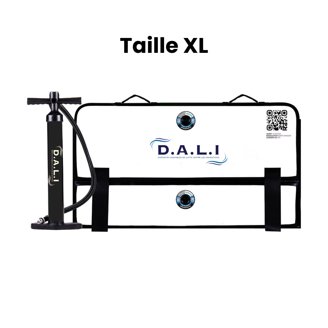 Batardeau gonflable anti-inondation D.A.L.I — Tailles standards