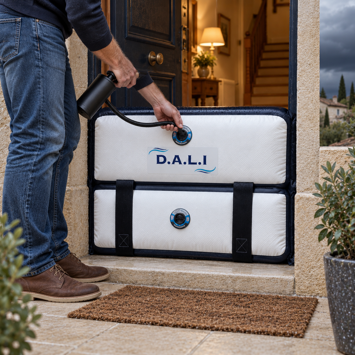 Batardeau gonflable anti-inondation D.A.L.I — Tailles standards