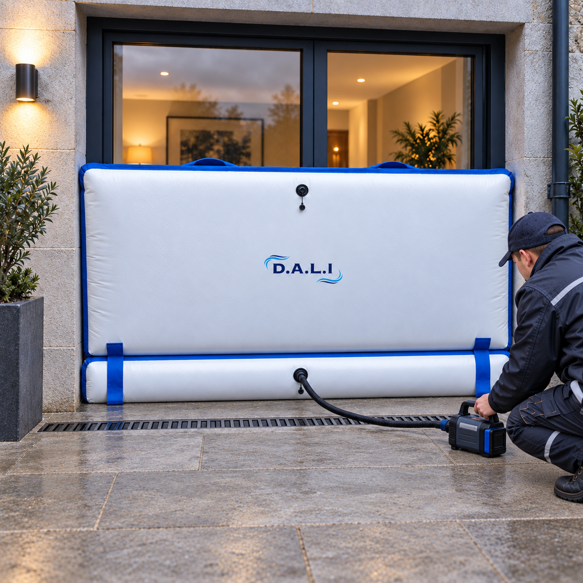 Batardeau gonflable anti-inondation D.A.L.I — Hauteurs spéciales